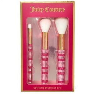 NEW‼️ JUICY COUTURE COSMETIC BRUSH SET OF 3